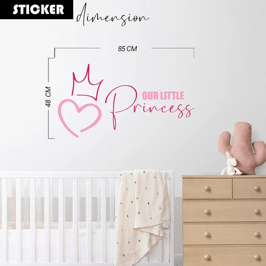 Kotart Our Little Princess Vinyl Wall Stickers/Decals
