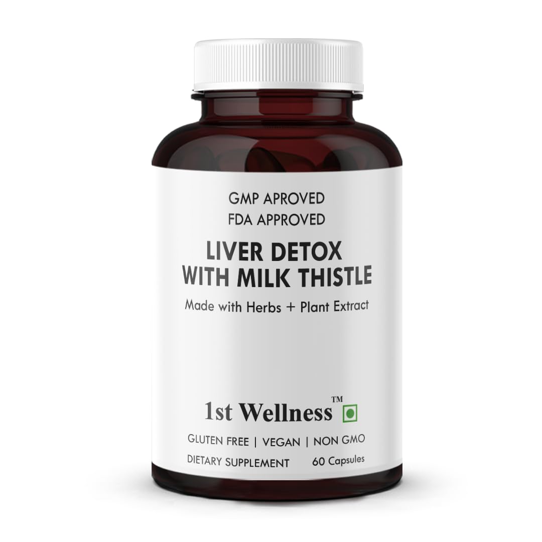 1stwellness Liver Detox With Milk Thistle - 60 Cap
