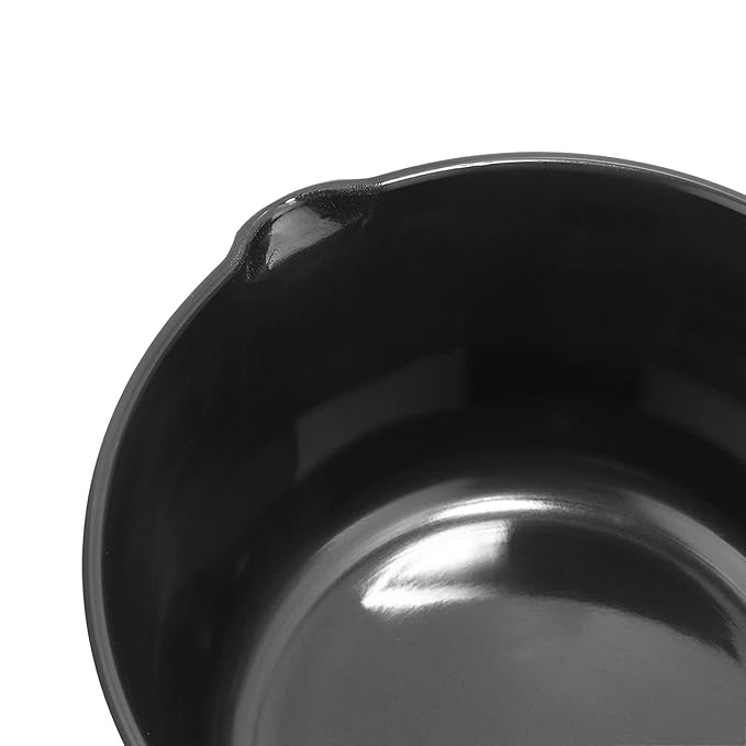 Vinod Black Pearl Hard Anodised American Non Stick Saucepan - 1.8 litre, 18cm | 3.25mm Thickness | Metal Spoon Friendly | Easy to Pour