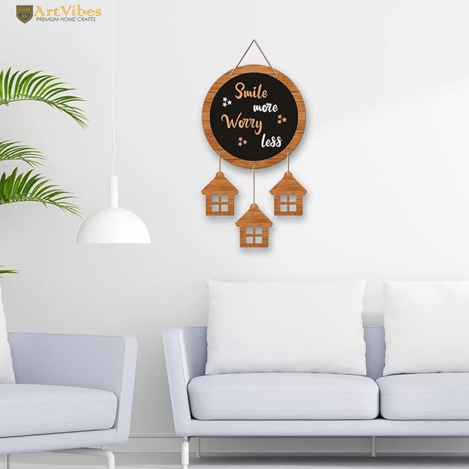 Artvibes Motivational Quotes Wooden Wall Hanging Decoration Items for Home | Mdf Wall Decoration for Office