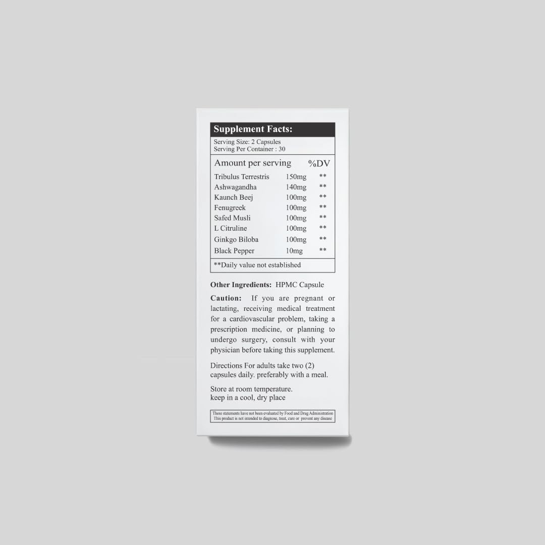 1stwellness Testosterone Booster - 60 Cap