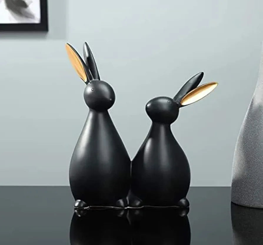 Zart 2 Birds Sitting On Tree Branch Figurine Home Decoration Showpiece