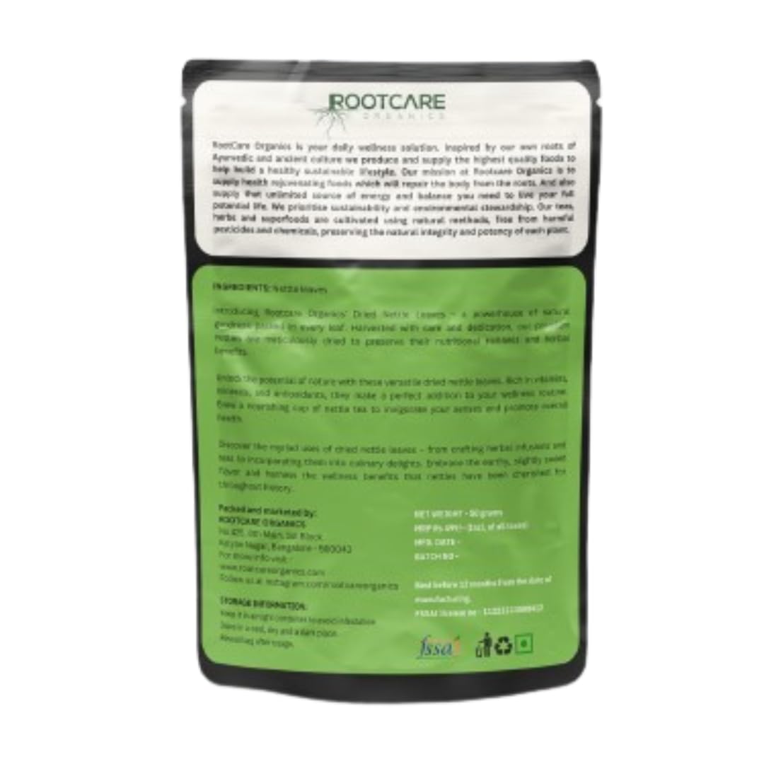 Rootcare Organics Dry Nettle leaves - 50 gms