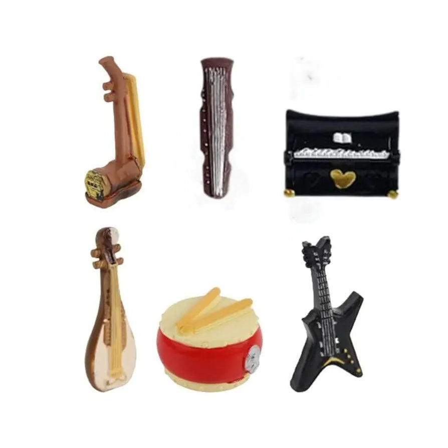Satyam Kraft 1 Set Resin Miniature Showpiece Musical Instruments