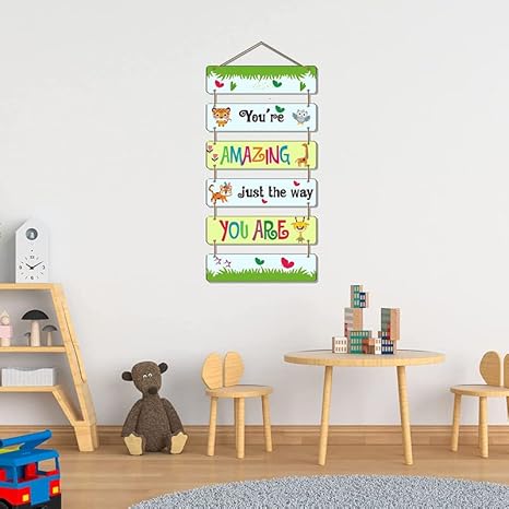 Angel Infinite Quotes Wall Hanging Wooden Art For Kids Room home Decor