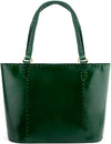 Leather Handmade Women's Handbag For Office And College | Green