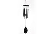 Tej Gifts Feng Shui Metal Wind Chime with 6 Black Pipes