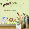 Jaamso Royals Wall Stickers for Kids Room Pvc Vinyl Multicolor -self-adhesive Cartoon Wallsticker
