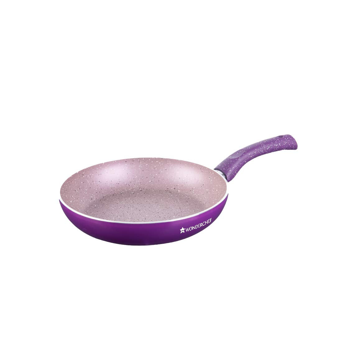 Wonderchef Granite 24 cm Non-Stick Fry Pan | 1.8L | Purple