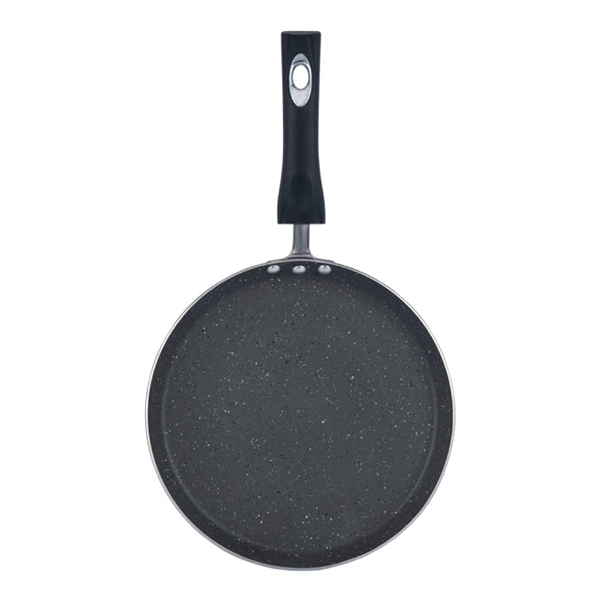 Vinod Zest Marbilo Aluminium Non Stick Dosa Tawa - 28 cm | 3 mm Thick | 5 Layer Coating