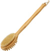 Applio Body Brush for Wet & Dry Brushing with Long Wooden Handle