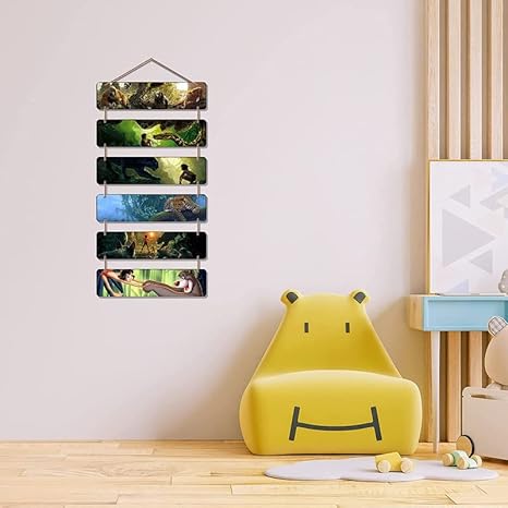 Angel Infinite Mowgli Design Decorative Wall Hanging Wooden Art Decoration Item For Kids Room