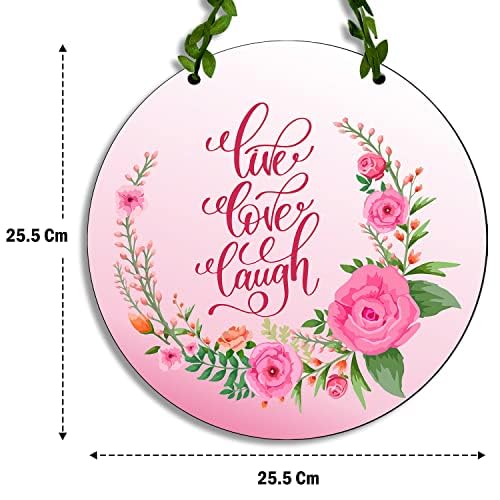 Sehaz Artworks Live Laugh Love Wall Decor Wall Hangings Home Decor Items for Home -1-0024