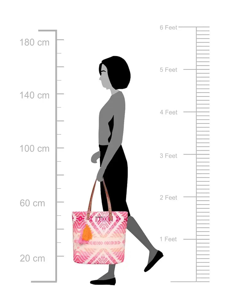 Astrid Handmade Macrame Flap Over Sling Bag For Girls And Women Colour Pink