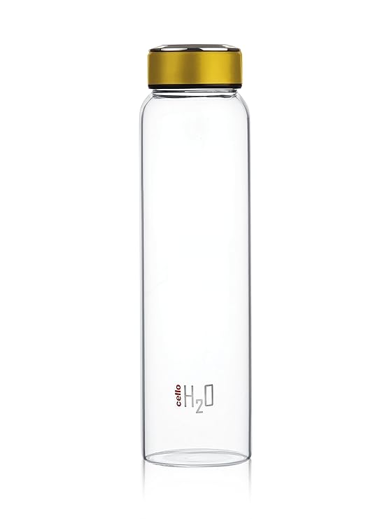 Cello H2o Borosilicate Glass Water Bottle | 1000ml