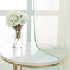Urban Space Linen Textured Sheer Curtain for Door Room Darkening Curtain with Tieback Set of 2 Decorative Curtains Mint Green