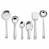 KC Stainless Steel Kitchen Tools Serving Spoon and Rice Spoon - Set of 6
