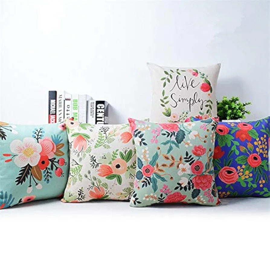 Aerohaven Set of 5 Designer Decorative Throw Pillow/Cushion Covers - CC141