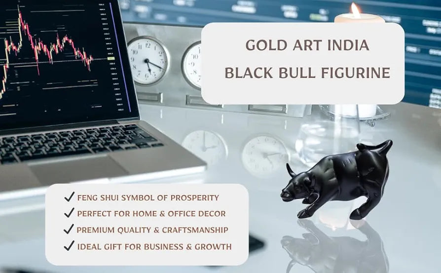 Gold Art India Bull Black