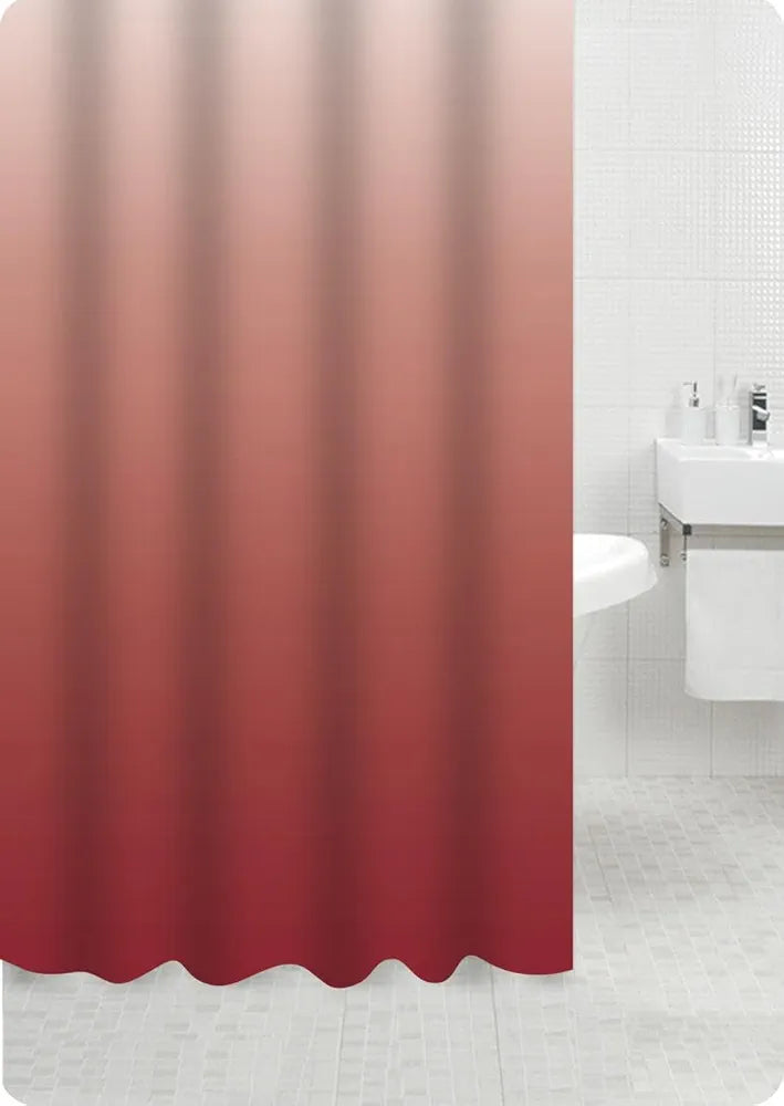 Homethreads Embrace Luxury with Our 6-Feet Long Premium Polyester Shower Curtain with 12 Hooks for a Lavish Bathroom Ambiance Stylish, Splendid, and Perfectly Sized Maroon Colour