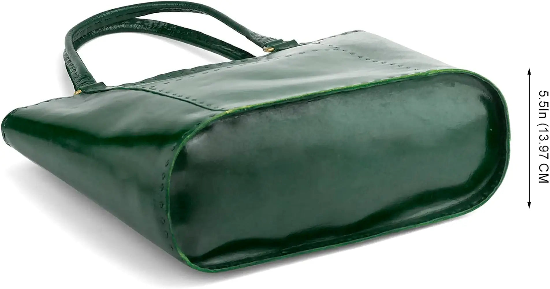 Goatter Genuine Leather Handmade Women's Handbag For Office And College,Green