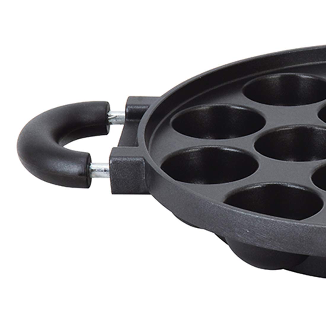 Wonderchef Non Stick Paniyarakkal Ceramic Pan, Paniyaram Pan 23 Cm | 15 Cativies