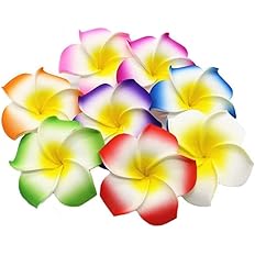 Artificial Big Foam Hawaaii Fake Foam Water Floating Flowers Multicolor 12