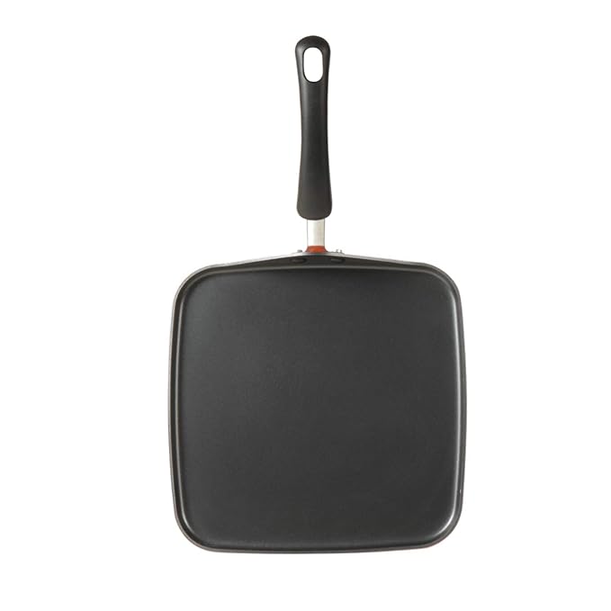Meyer Non Stick Aluminium Square Tawa 28 cm Orange