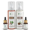 Naturalis Essence Of Nature - Pack of 4 castor/coconut/Rose Marry/TeaTree Oil for Skin & Hair