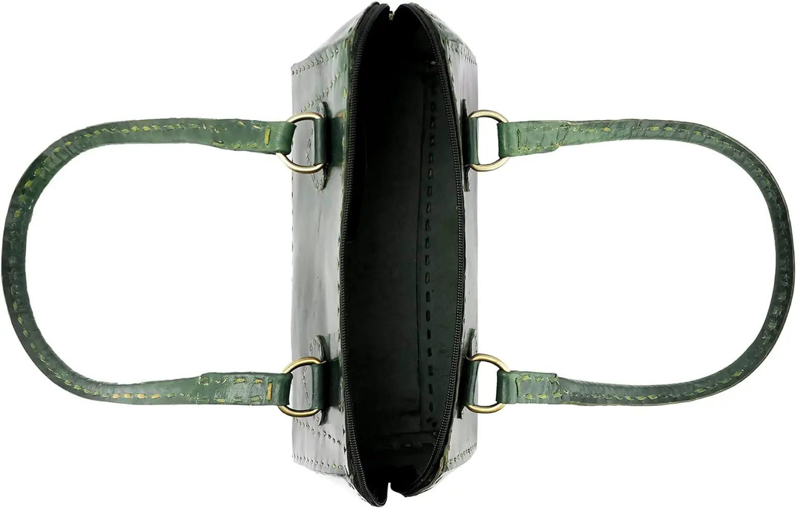 Goatter Genuine Leather Top Handle Tote Hanbag For Women