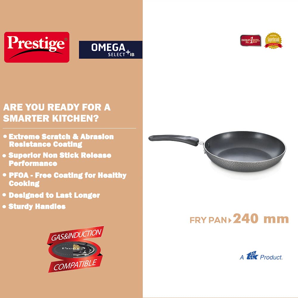 Prestige Omega Select +ib Fry Pan 24cm Non Stick Fry Pan