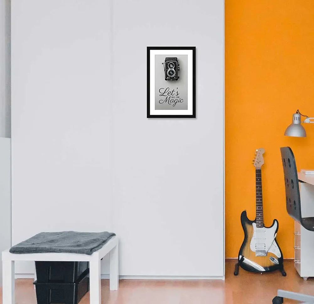 ArtX Paper Let's Make Some Magic Motivational Camera Wall Art Painting