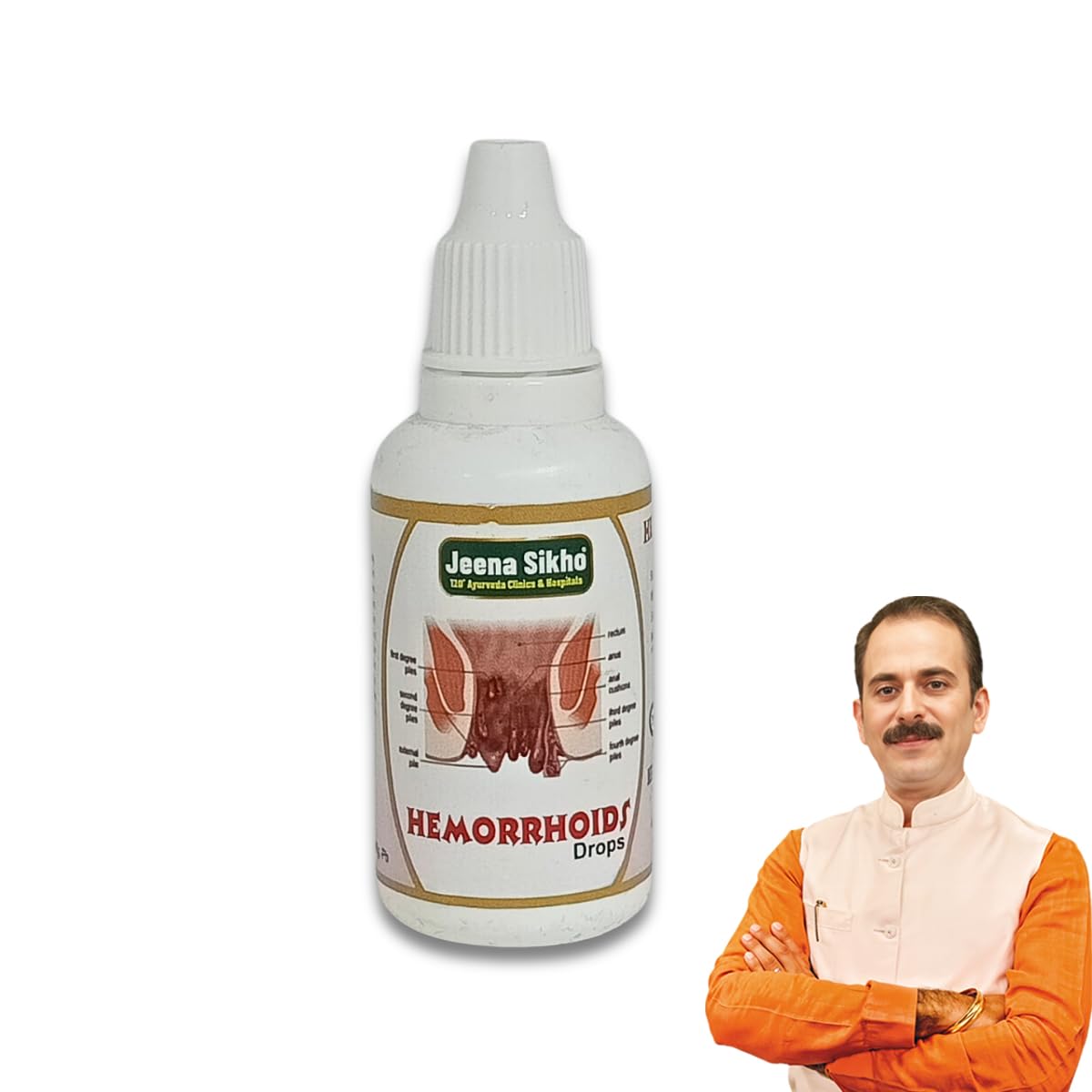 Jeena Sikho Hemorrhoids/ Bawasir Drops - 30ml