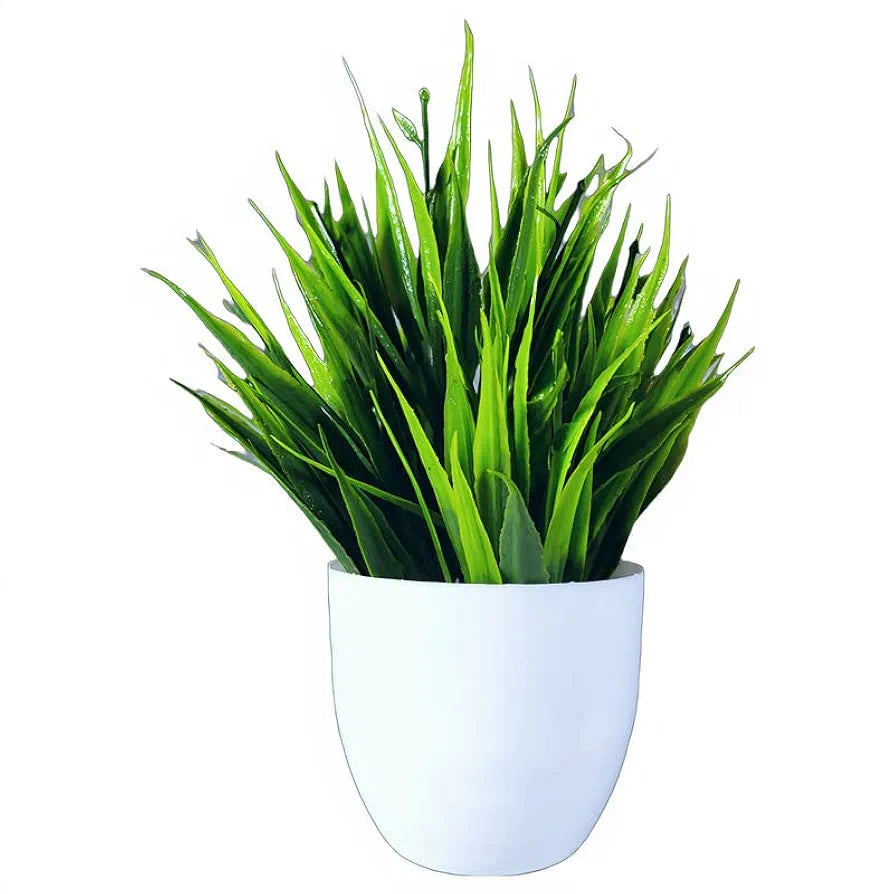 Plastic Artificial Plants For Home Decor Showcase Plants Flowers With Pot Fake Plant Pack of 4