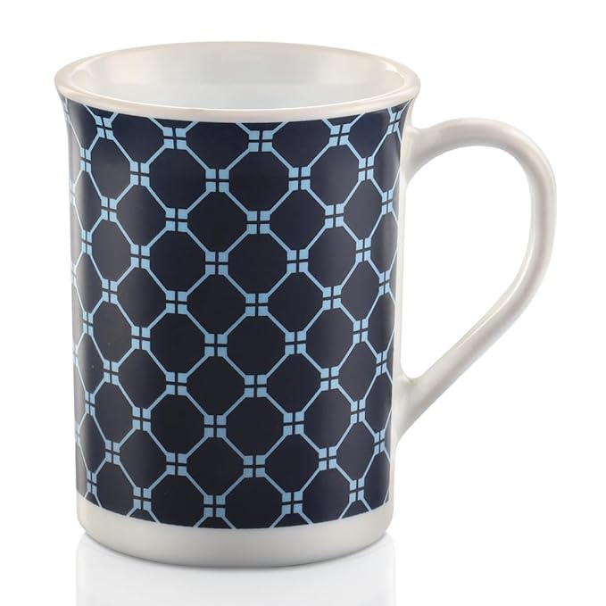 Larah by Borosil Opalware Kazak Blue Mug | 350 ml