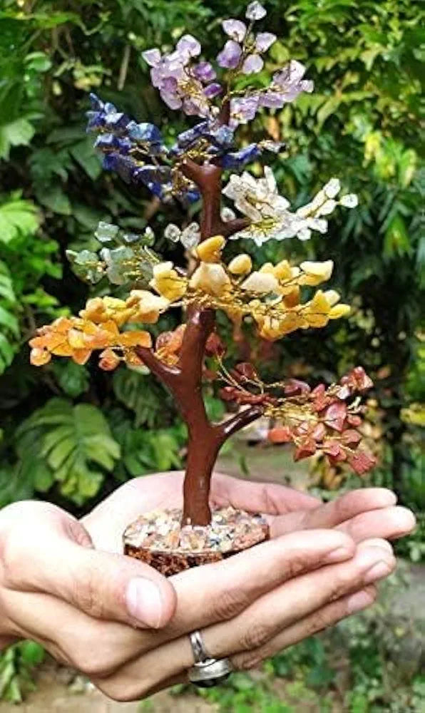 Crocon Seven Chakra Tree of Life for Positive Energy