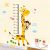 Decals Design Kids Giraffe Height Chart Wall Sticker Multicolour
