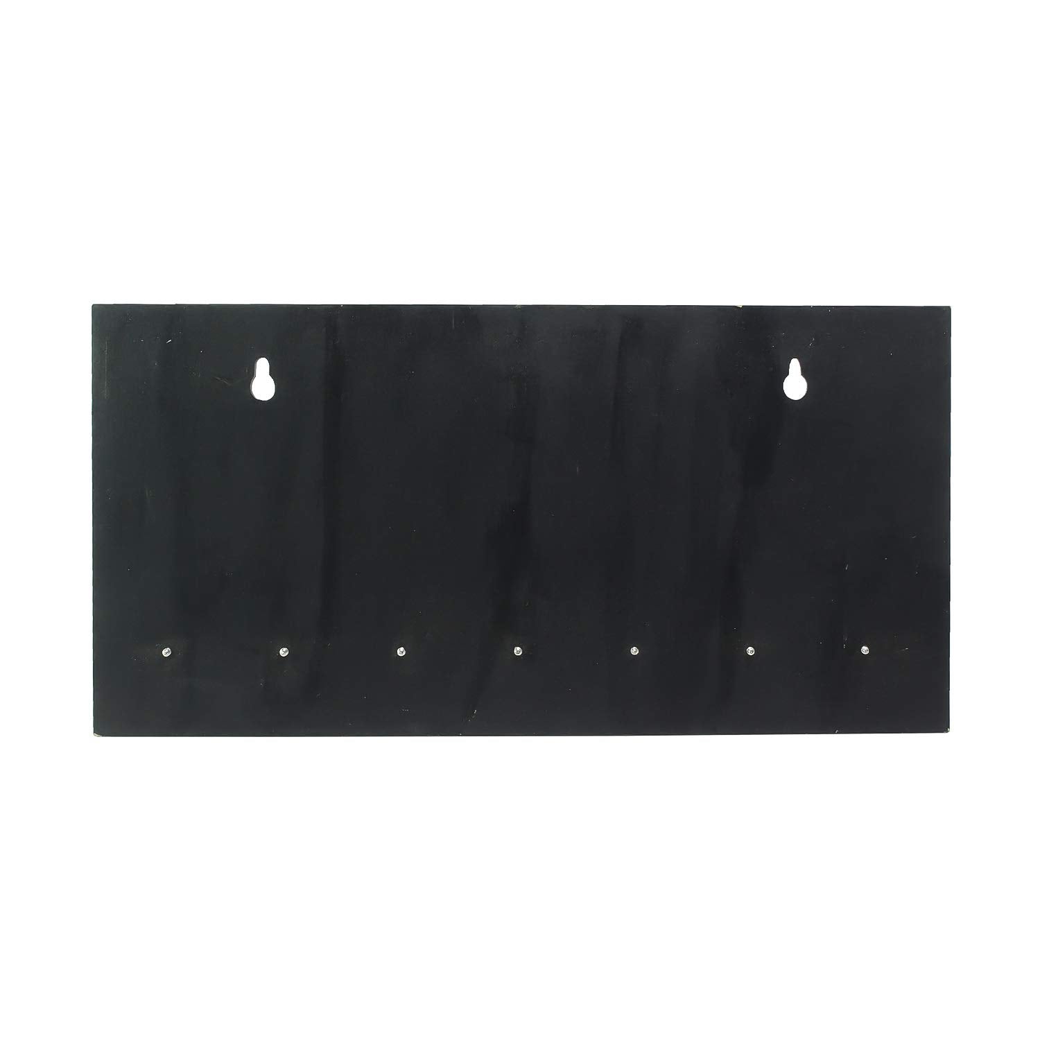 Ecraftindia Lord Ganesha Theme Wooden Key Holder for Wall With 7 Key Hooks