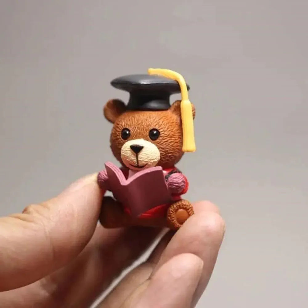 Satyam Kraft 1 Set  Resin Teddy Bear Miniature Figurines