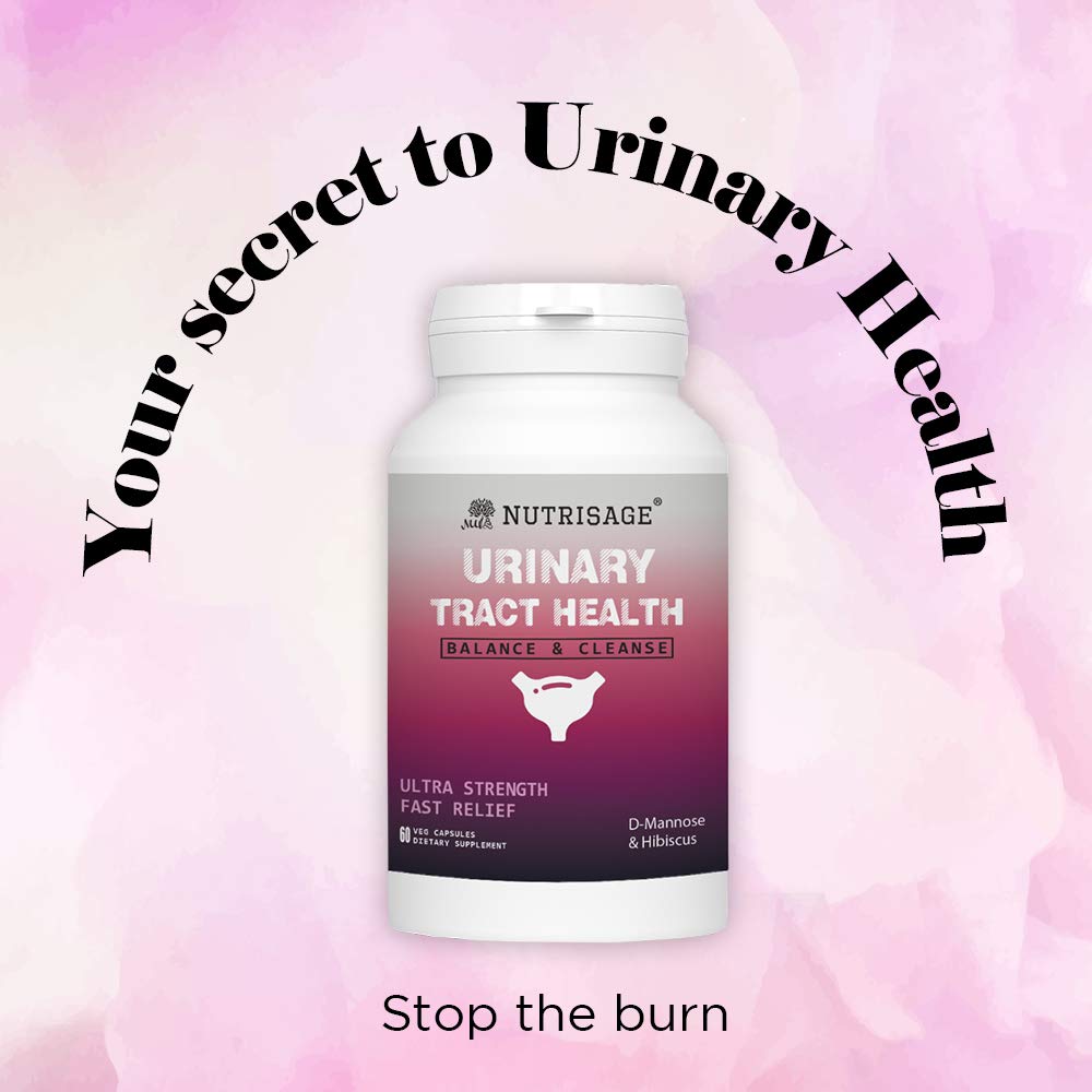 Nutrisage Urinary Tract Cleanse & Bladder Health Capsules - 60 caps