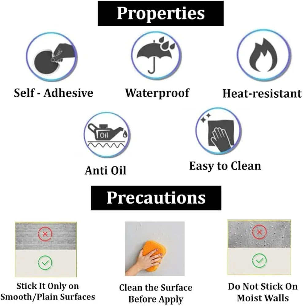 Indian Royals Black Plain Matte Wallpaper for Walls Wall Stickers for Kitchen Black