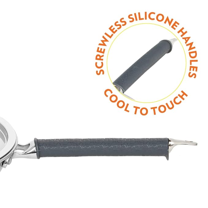 Borosil Cookfresh Tri-ply Stainless Fry Pan With Lid | Induction Friendly | 1.3 Litres | 20 Cm