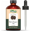 Organic Zing Black Pepper (Piper Nigrum) Oil | Essential Oil for Skincare and Hair Care - 118 ml