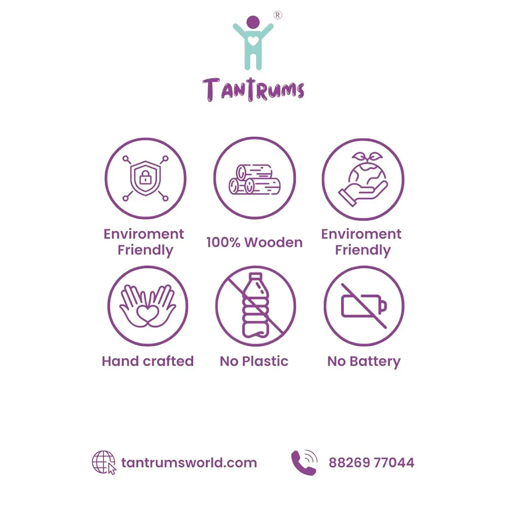 Tantrums Cobbler Bench 6 Pegs with Hammer to Build Hand Eye Concentration Motor Skills Cause and Effect  - Kids