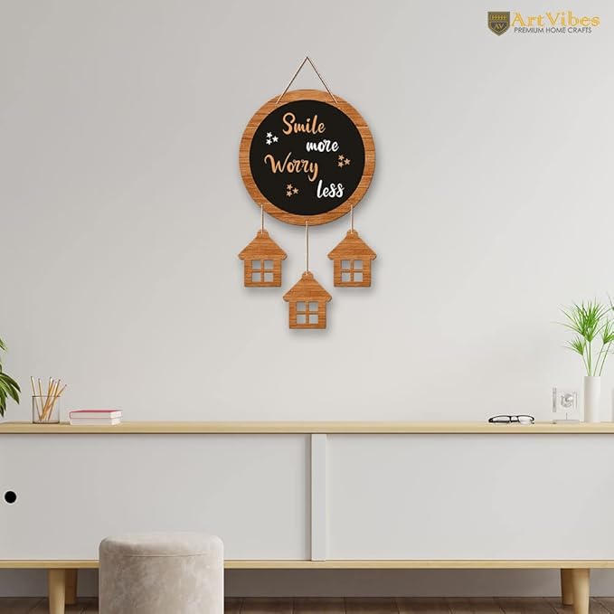 Artvibes Motivational Quotes Wooden Wall Hanging Decoration Items for Home | Mdf Wall Decoration for Office