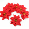 Artificial Big Foam Hawaaii Fake Foam Water Floating Flowers Red Poinstea Flower