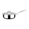 Stahl Artisan Triply Stainless Steel Saute Fry Pan With Lid | Induction Pan | Multi Pan | Stir Fry Pan | 1.8 L | 20 Cm