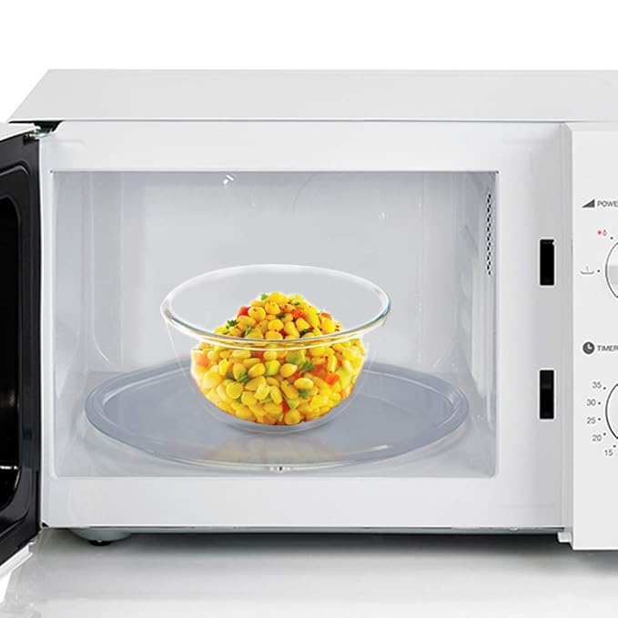 Borosil Glass Mixing & Serving Bowls With Lids | Oven & Microwave Safe Bowls | Set of 2 (900 Ml Each) | Borosilicate Glass