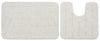 Saral Home Solid Antiskid Bathmat Set Colour White