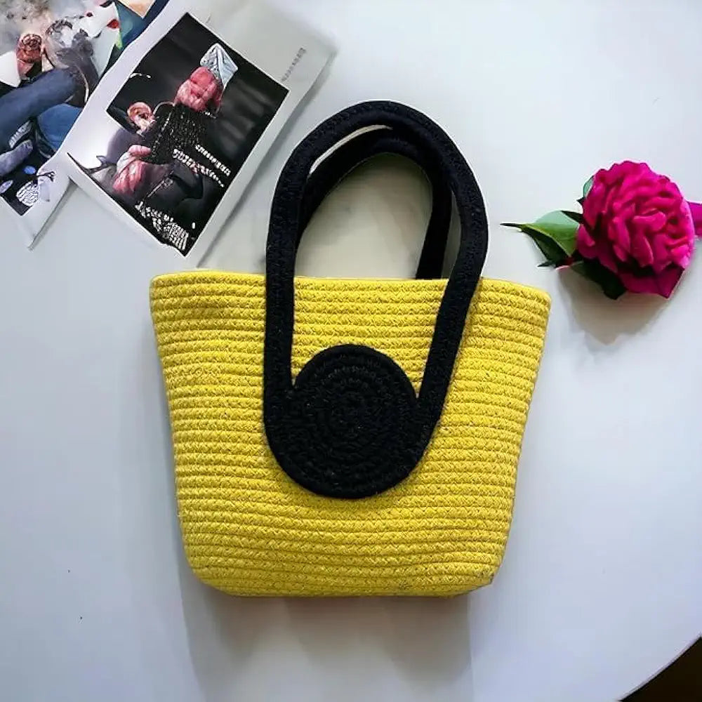 Attractive Tote Hand Bag Jute Handmade